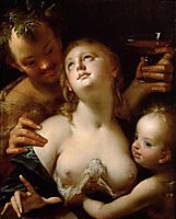 Bacchus, Venus and Cupid, 1595, aachen
