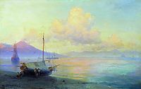 The Bay of Naples in the morning, 1893, aivazovsky