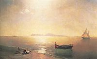 Calm on the Mediterranean Sea, 1892, aivazovsky