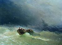 The Shipwreck, 1880, aivazovsky