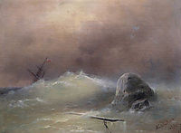 Stormy Sea, 1887, aivazovsky