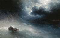 The Wrath Of The Seas, 1886, aivazovsky