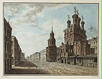 Church of Nikola the Big Cross on Ilyinka, c.1805, alekseyev