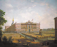 View of Saint Michael-s Castle, c.1800, alekseyev