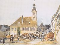 The Town Hall in Mödling, 1842, altrudolf