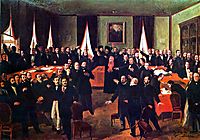 Proclaiming the Union, 1861, aman