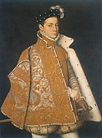 A portrait of a young Alessandro Farnese, the future Duke of Parma, anguissola