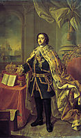 Portrait of Tsar Peter I, 1770, antropov
