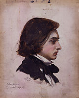 Self-portrait, 1851, arthurhughes