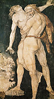 Hercules and Antaeus, c.1530, baldung