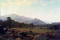 Autumn in the Conway Meadows Looking towards Mount Washington, New Hampshire, 1858, bierstadt