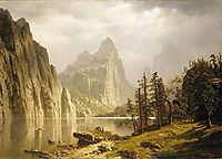 Merced River, Yosemite Valley, 1866, bierstadt