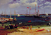 Nassau Harbor, c.1877, bierstadt