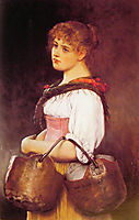The Milkmaid, 1880, blaas