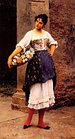 Venetian Flower Seller, 1895, blaas