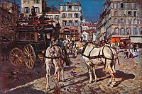 Bus on the Pigalle Place in Paris, boldini