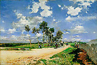 The Great Road in the Villas Combes, 1873, boldini