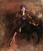 Lady with Black Greyhound, boldini