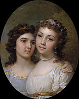 Lizanka and Dashenka, 1794, borovikovsky