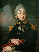 Portrait of the Russian poet Evgeny Boratynsky, 1820, borovikovsky