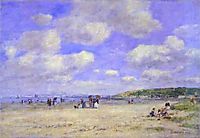 The Beach at Tourg ville les Sablons, 1893, boudin