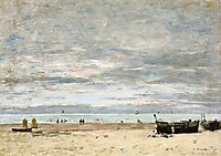 Berck, The Beach at Low Tide, 1882, boudin