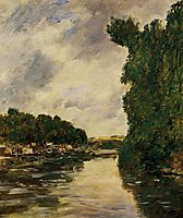 River near Abbeville, 1894, boudin