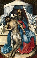 Mourning Trinity (Throne of God), 1435, campin