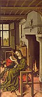 Werl Altarpiece - St. Barbara, 1438, campin
