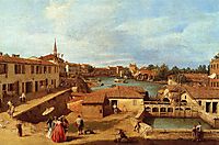 Dolo on the Brenta, canaletto