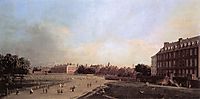 London: the Old Horse Guards from St James-s Park, 1749, canaletto