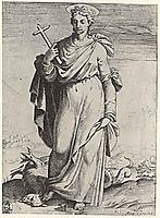 St. Margaret, from the episode , 1578, carracciagostino