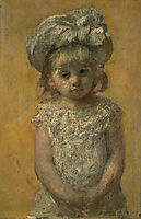 Portrait of girl, 1879, cassatt