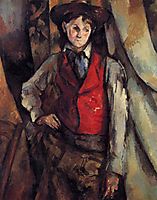 Boy in Red Waistcoat, 1888-1890, cezanne