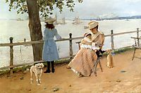 Afternoon by the Sea aka Gravesend Bay, 1888, chase