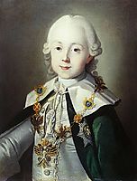 Portrait of Paul of Russia dressed as Chevalier of the Order of St. Andrew, 1760, christineck