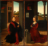 Portrait of a Male and Female Donor, c.1455, christus