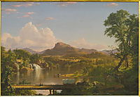 New England Scenery, 1851, church