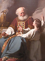  Painting of Samuel learning from Eli, 1780, copley