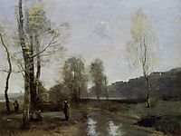 Canal in Picardi, c.1871, corot
