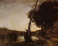 The Evening Star, 1864, corot