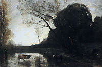 The Ford under the Bended Tree, corot