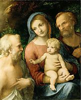 The Holy Family with Saint Jerome, 1519, correggio