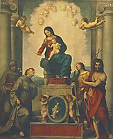 Madonna and Child with Saint Francis, 1514, correggio