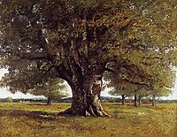 The Oak of Flagey (The Oak of Vercingetorix), 1864, courbet
