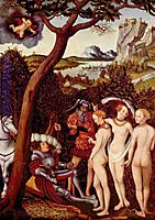 The Judgement of Paris, 1528, cranach