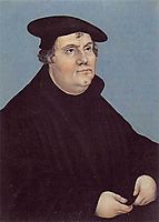 Portrait of Martin Luther, 1543, cranach