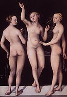 The Three Graces, 1535, cranach