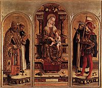 Triptych of Camerino, 1482, crivelli