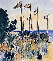 The Fourth of July by the Sea, cross